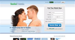 Desktop Screenshot of nudistfriends.com